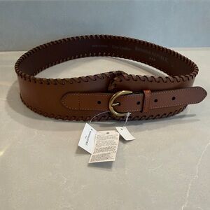 Banana Republic Classic Leather Belt in Rich Brown